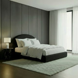 Ardenly Cloud Bed Frame Curved Black