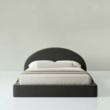 Ardenly Cloud Bed Frame Curved White