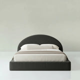 Ardenly Cloud Bed Frame Curved Cream