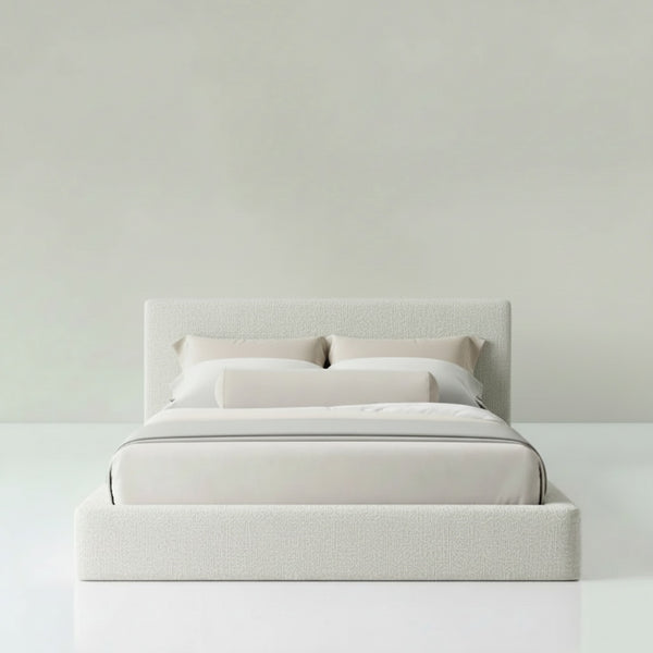 Ardenly Cloud Bed Frame Original White